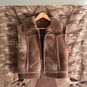 Vintage shearling vest
